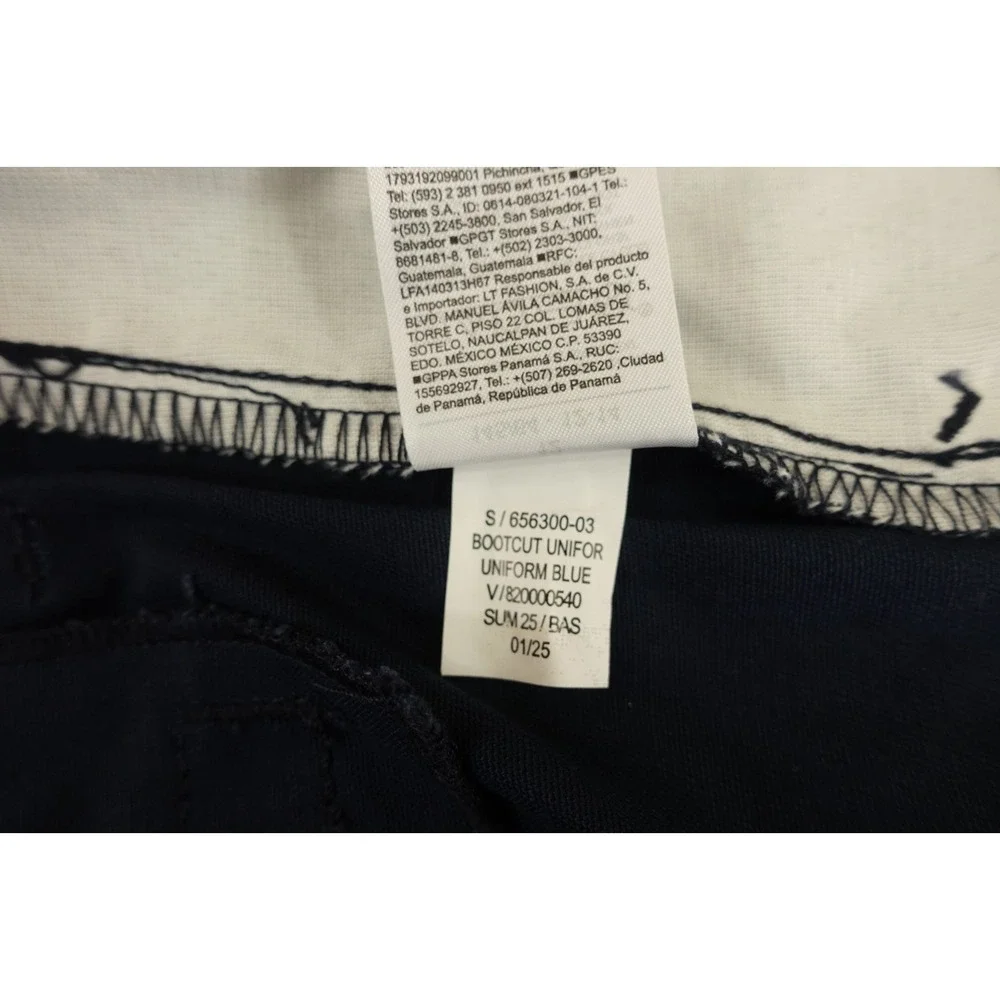 Old Navy Girls Size 12 Blue Stretch School Uniform Bootcut Pants 2 Pack NWT